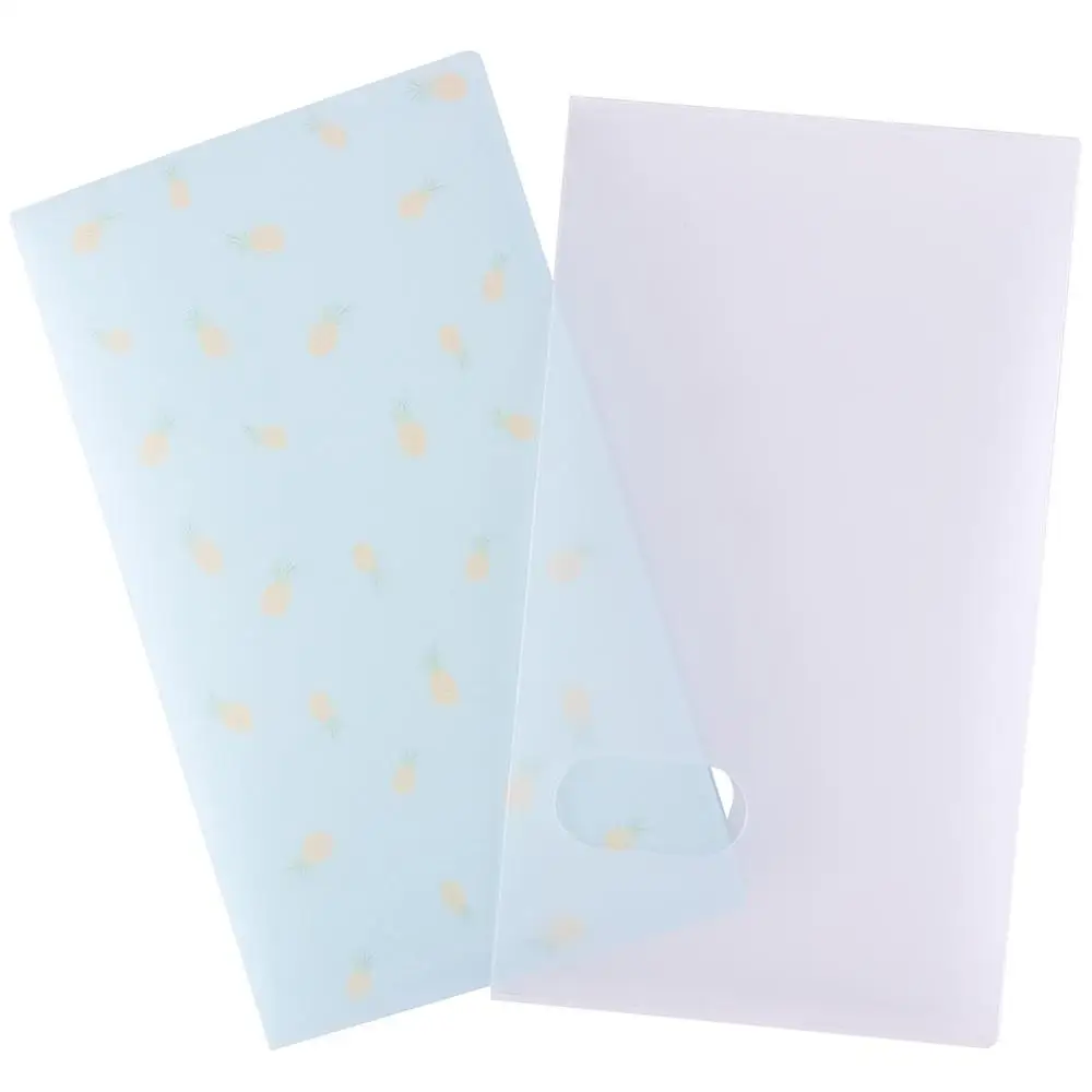 96 карманов с изображением животных, фруктов, фотоальбом Lomo, держатель для карт, милый мультяшный узор, LOMO, визитница, альбом для билетов - Цвет: Pineapple