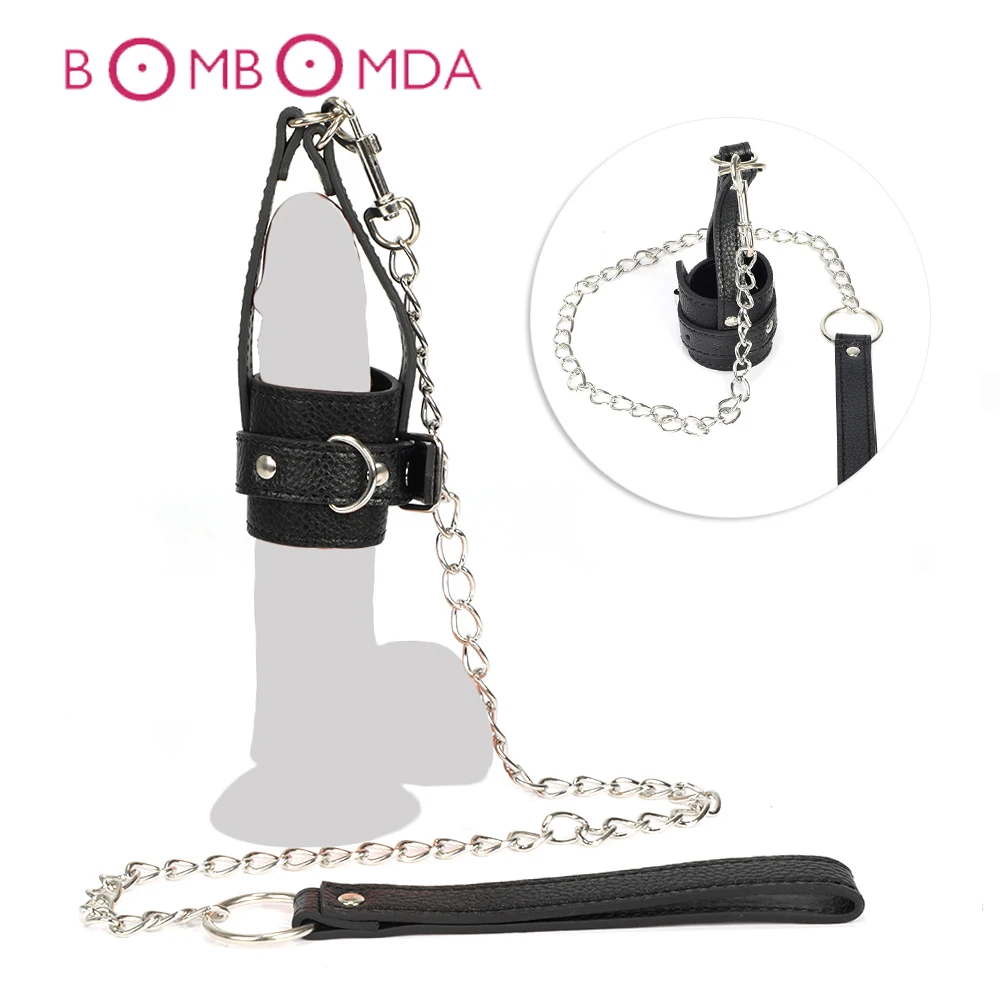 БДСМ бондаж кольцо на пенис SM игрушка для флуоресцентной цепи эротическая