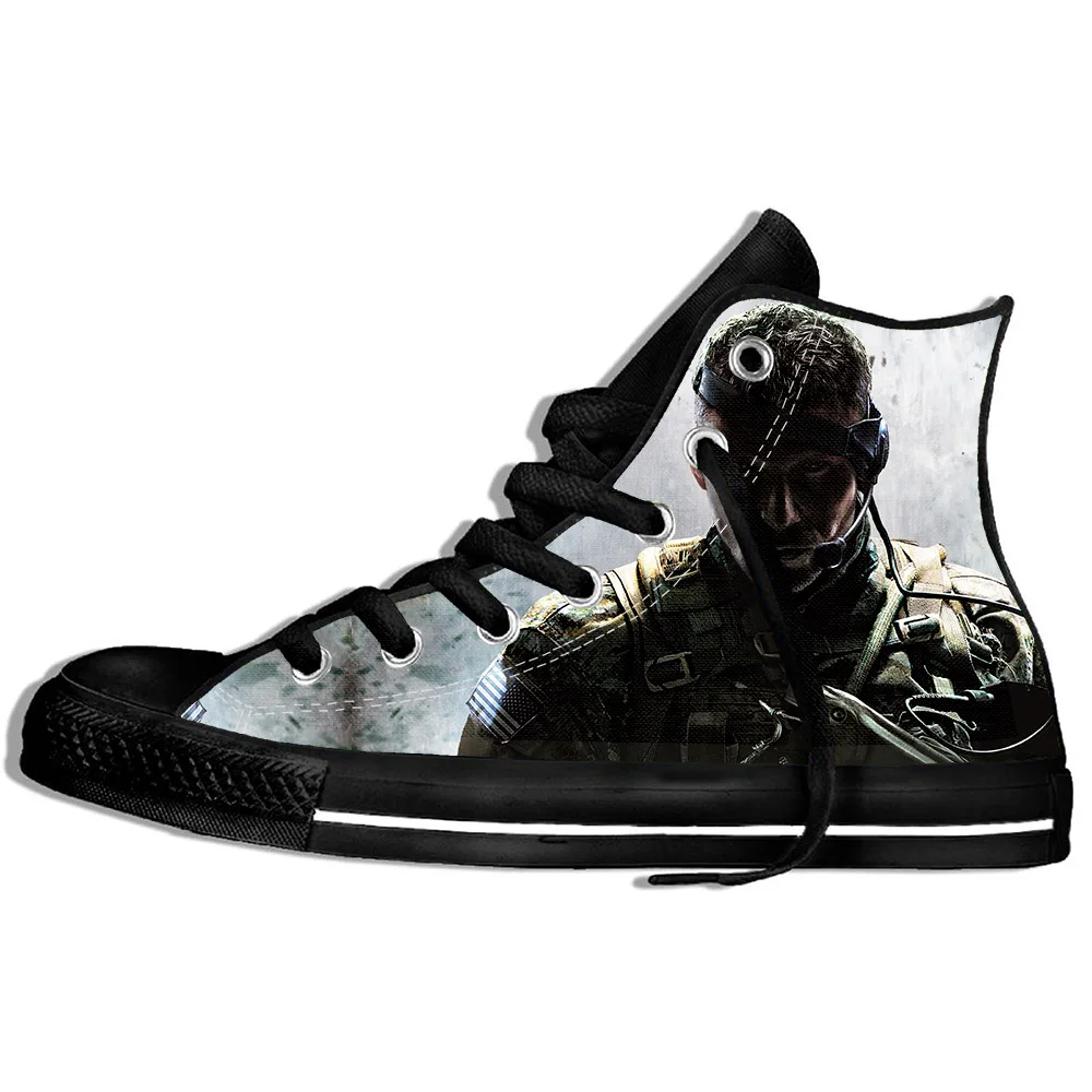 2019 Hot Fashion Printing hIgh top Sneakers Sniper Ghost Warrior Unisex Lightweight Casual Shoes | Обувь