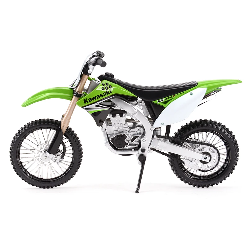 Maisto 1:12 Kawasaki KX 450F зеленый литья под давлением модель мотоцикла из сплава игрушка