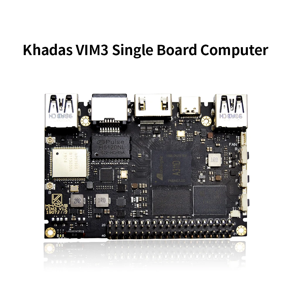 Khadas vim3 sbc Amlogic A311D SoC поддержка Linux Ubuntu Debian Android с 5 0 топами NPU однобортный компьютер |