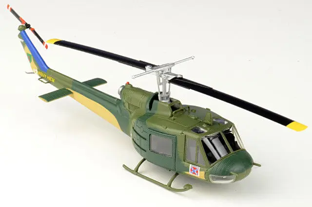

US Stock Easy Model 36909 1/72 U.S.Army HU-1B Helicopter Green and Black Finished Model TH07509-SMT4