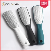 tianmi pedicure foot care tools foot file rasps callus dead foot skin care remover tool stainless steel professional two sides