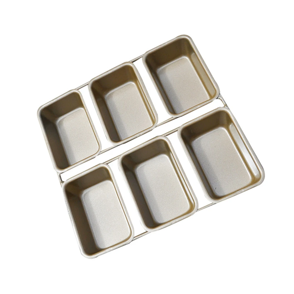 Лоток для хлеба из углеродистой стали мини банки 6 лотков маленькие банановые