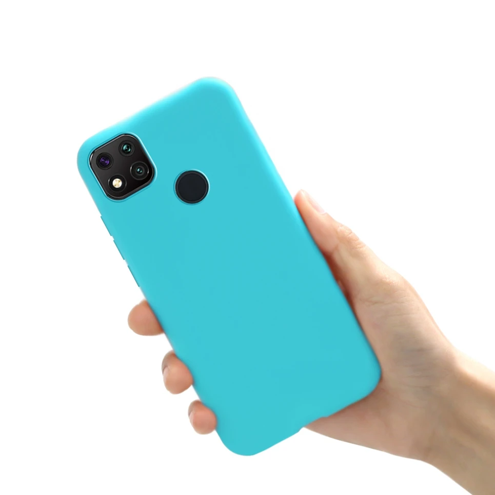 For Redmi 9C NFC 9 C Redmi9c Case Soft TPU Case For Xiaomi Redmi 9C Redmi9c NFC Candy Cover Coque For Redmi 9C 9 C NFC Shell