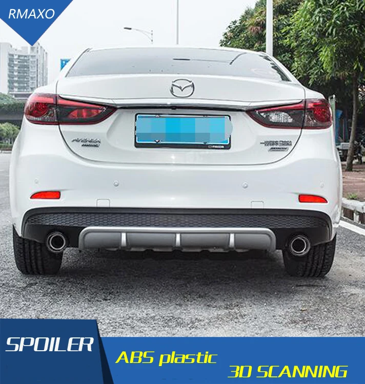 Задний спойлер для Mazda 6 ATENZA 2016 задний бампер из АБС-пластика диффузор | Автомобили