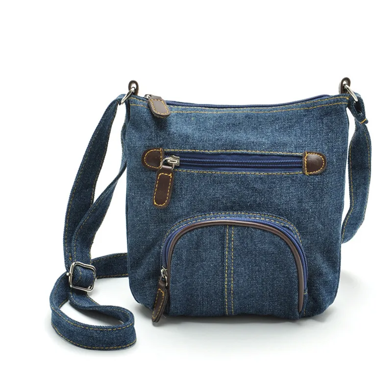 

New Classic European And American Style Women's Retro Denim Single Shoulder Bag Female High Quality Purse Crossbody Bag Handbags