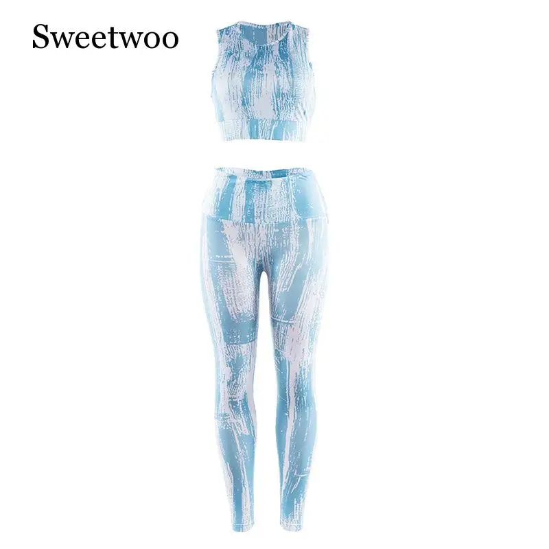 Женский спортивный костюм для активного отдыха Стрейчевые брюки с градиентными