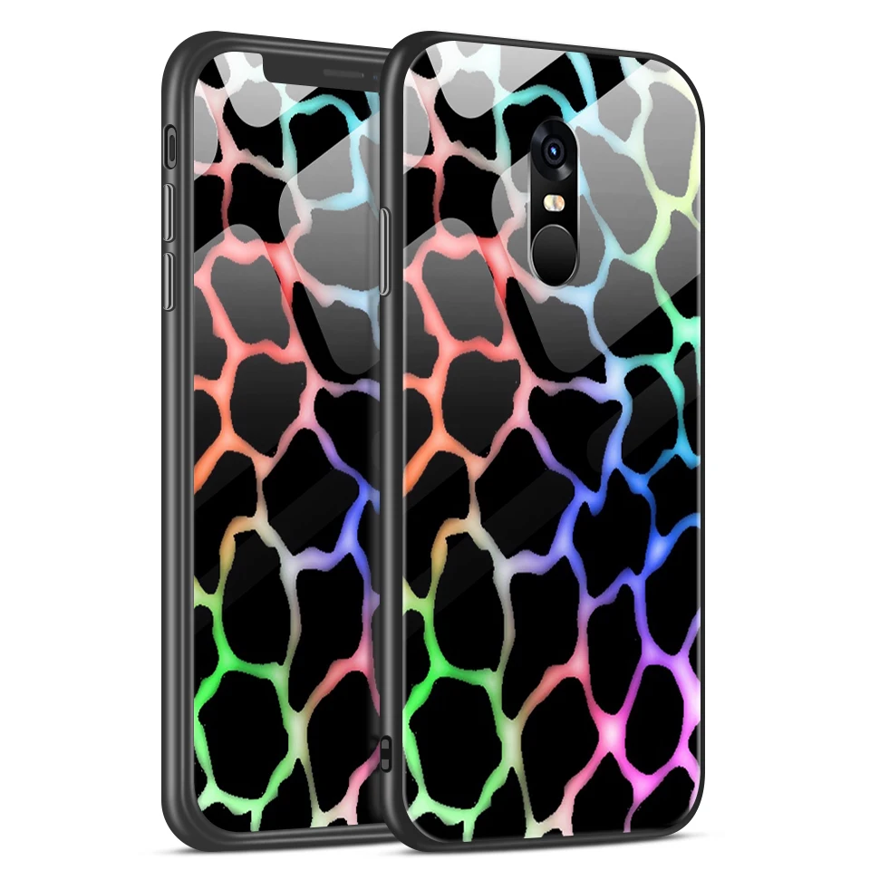 W342 Для Xiaomi Redmi Note 4/4X роскошный чехол из закаленного стекла для Remi Note 4 Pro CN Version/4 Gobal Version Fashion Soft Edge Shell - Цвет: W342