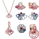 Женский браслет и ожерелье из серебра 925 пробы