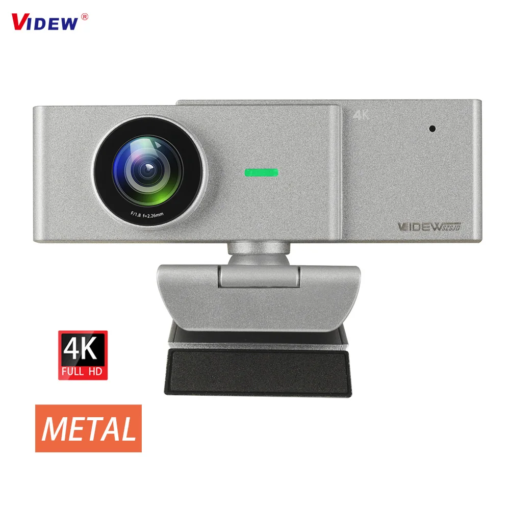 Веб-камера VIDEW 4K 8 Мп HD Компьютерная камера с микрофоном потоковая веб-камера для