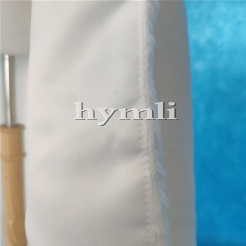 Новинка 2019 плотная накидка цвета слоновой кости с капюшоном из искусственного