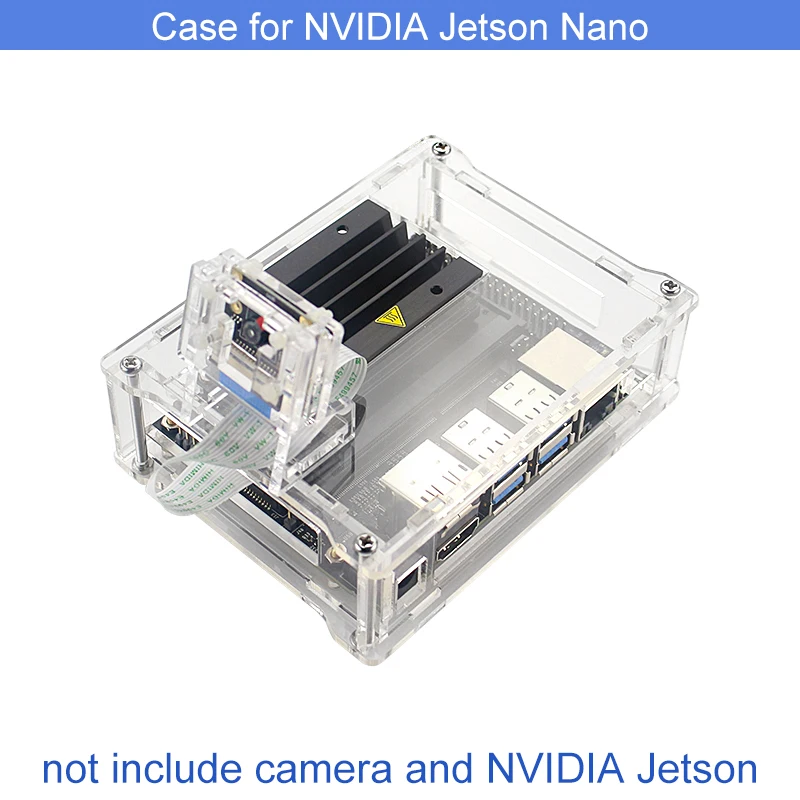 NVIDIA Jetson Nano акриловый держатель камеры + прозрачный чехол с поддержкой установки