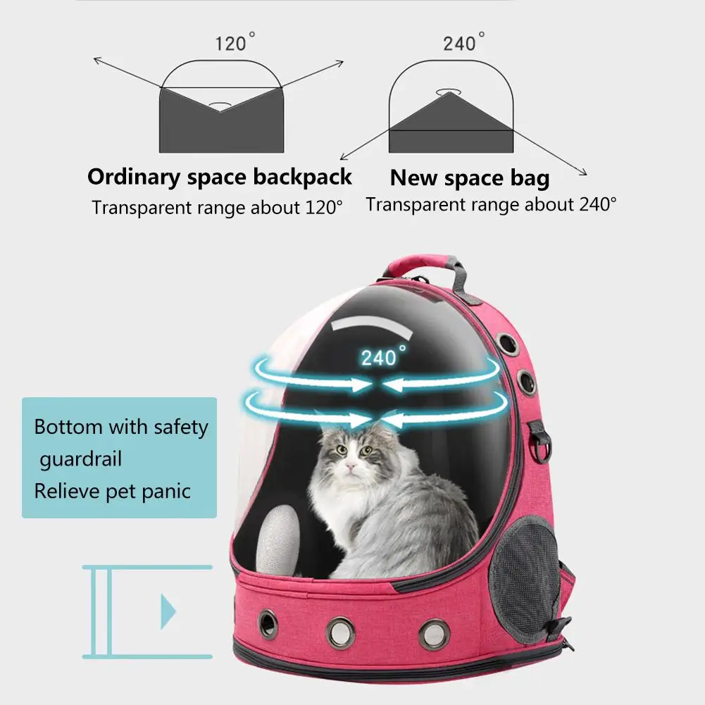 

Go Out Portable Dog Backpack Dog Carrier Pet Backpack Cats Puppies Space Bag Pet Poop Bag For Travel Hiking Walking Outdoor Use