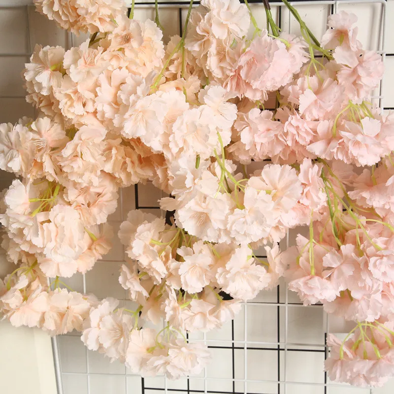 Искусственный Шелковый цветок 96 5 см цветение вишни свадебный фон с аркой