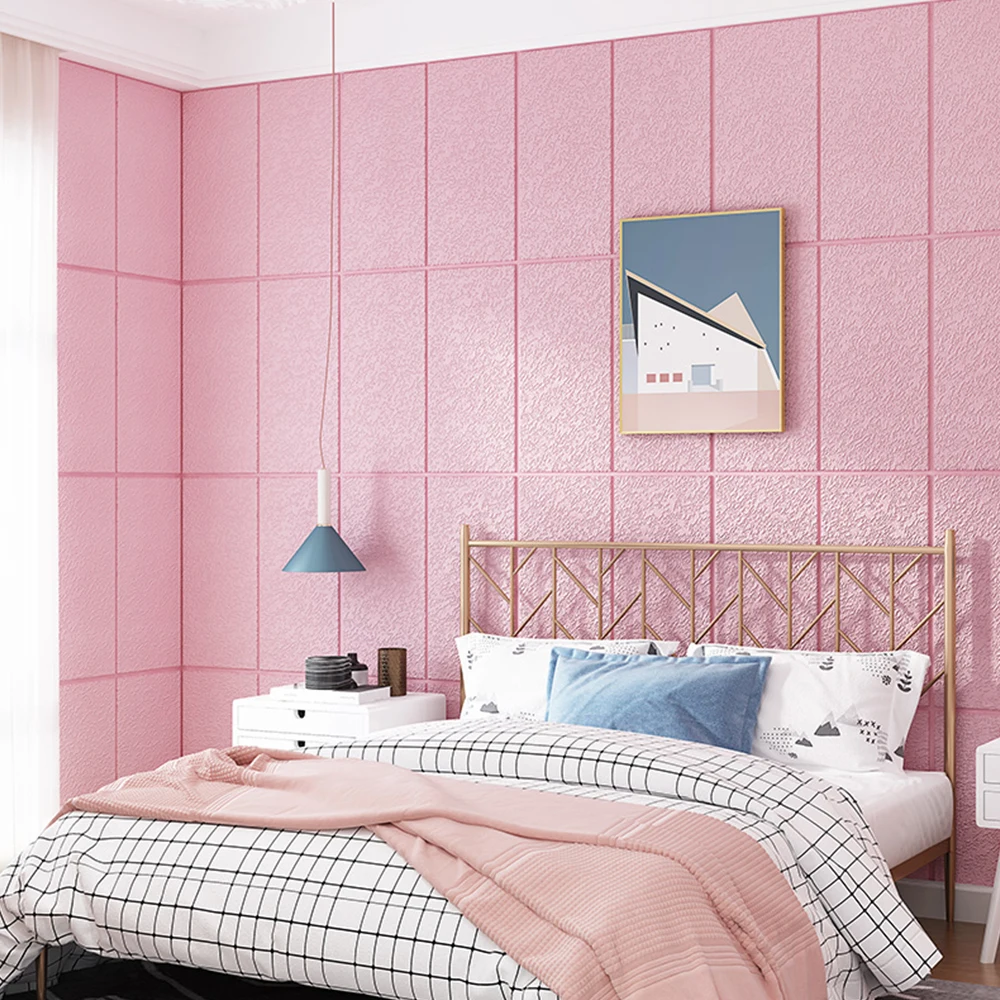 

3D Brick Wall Stickers Self-adhesive Wallpaper Decor Thickened Waterproof Foam Wallpaper For Living Room Bedroom TV Background