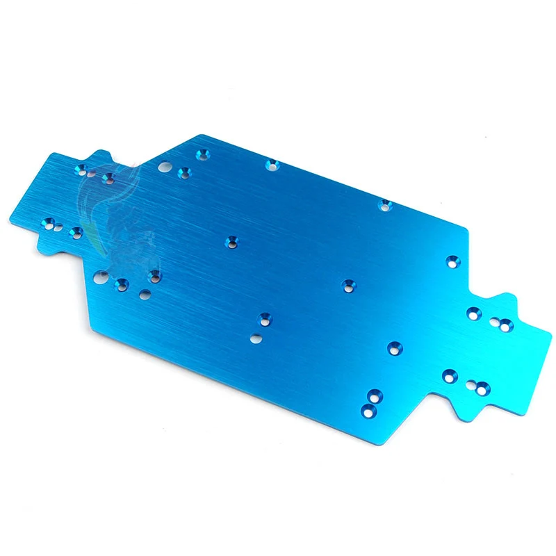 blue Металлическое шасси обновление Нижняя пластина доска 28004 fr RC 1/16 машина HSP 94182/94182pro/94163/94185/94185pro/94186/94186pro/94183/94187 - Цвет: blue