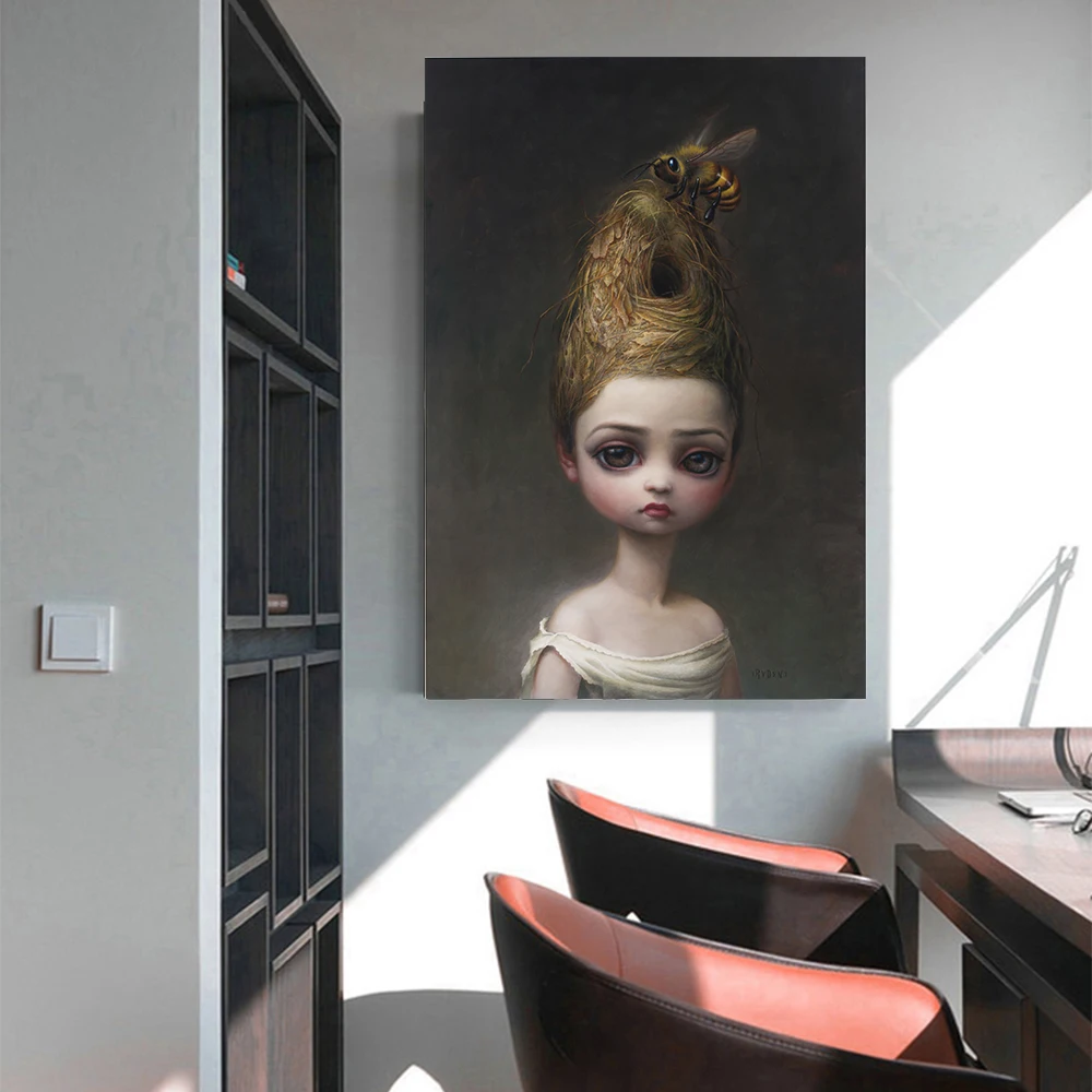 Цитон Mark Ryden Queen Bee Canvas картина маслом на холсте постер современное настенное