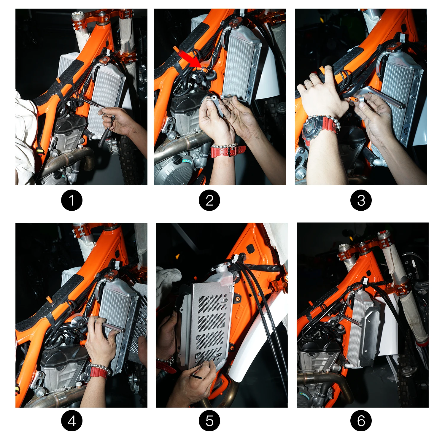 Для KTM EXC 300 Защитная крышка радиатора решетки SX 125 250 Φ 350 SXF 450 XCW 500 EXC-F TPi 6 дней 2017 2018