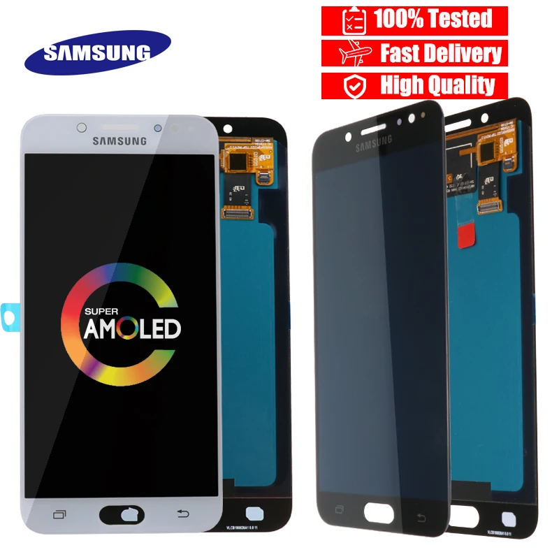 100% Оригинальный 5 ''SUPER AMOLED ЖК дисплей для замены SAMSUNG Galaxy C8 C7100 C710F сенсорный
