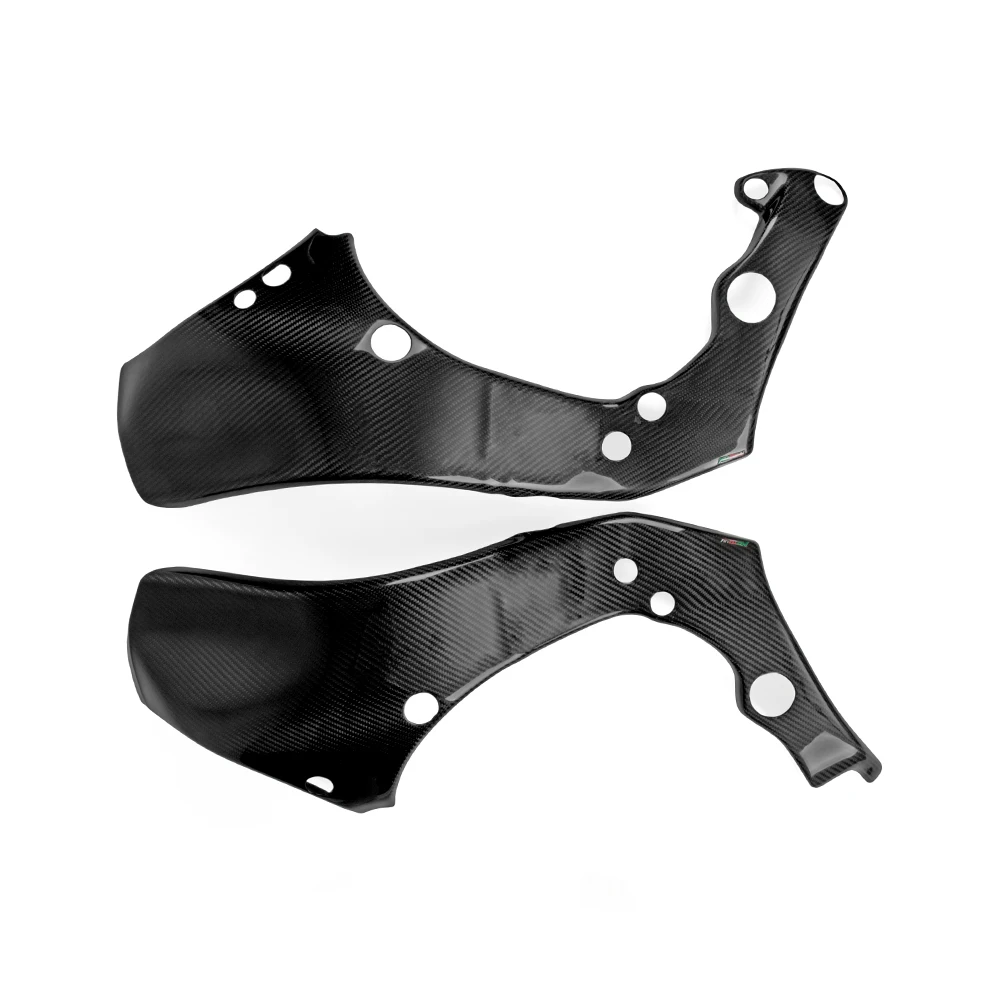 Для KAWASAKI ZX10R ZX 10R 2011-2015 реальное углеродное волокно Рама мотоцикла тепловой щит
