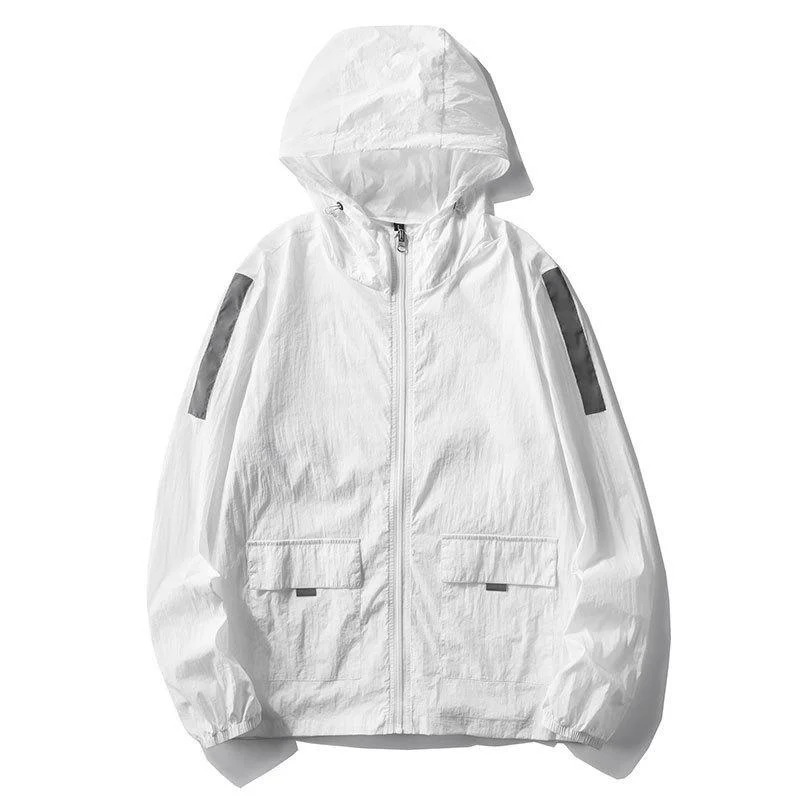 

Outdoo Sun Protection Windjack Beachwear Hooded Coat Plus Size Clothing Tops Mens Coat Fashion -40