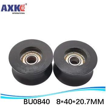 10 шт. высокое качество дверной шкив подшипник покрытый пластиком немой u слот