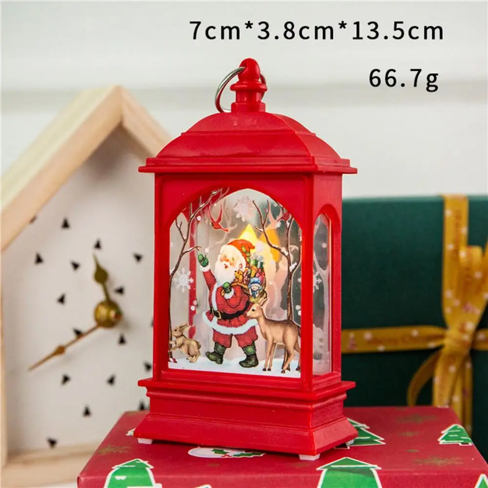 Red Santa Taoup Санта Клаус Счастливого Рождества светодиодный светильник s рождественские украшения Рождественское украшение для дома Noel светильник Navidad Рождественский Декор Стола - Цвет: Red Santa