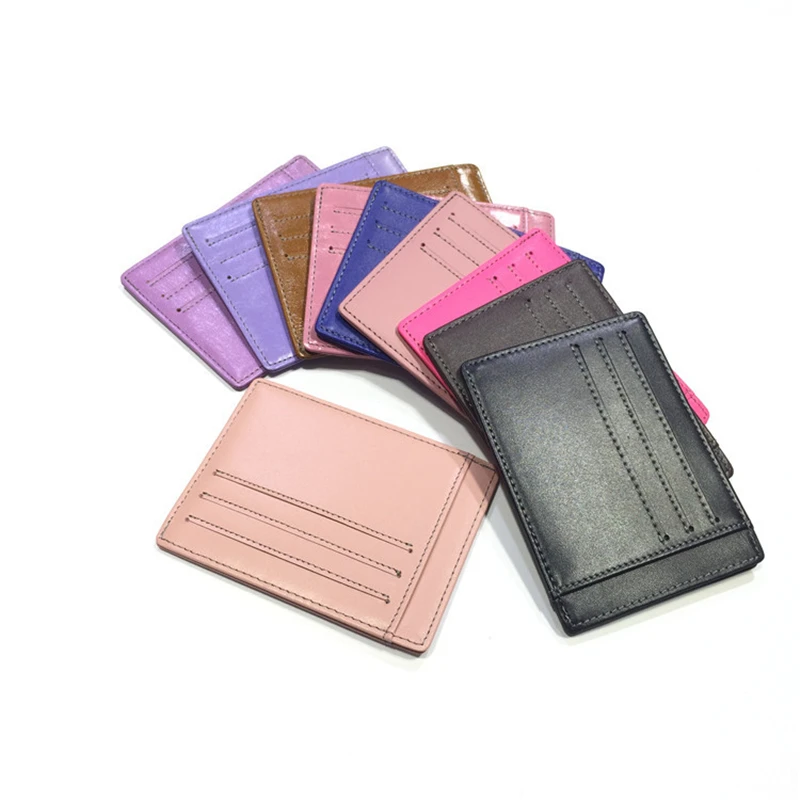 

Genuine Leather Multi-Color Delicate Small Card Holdel Unisex