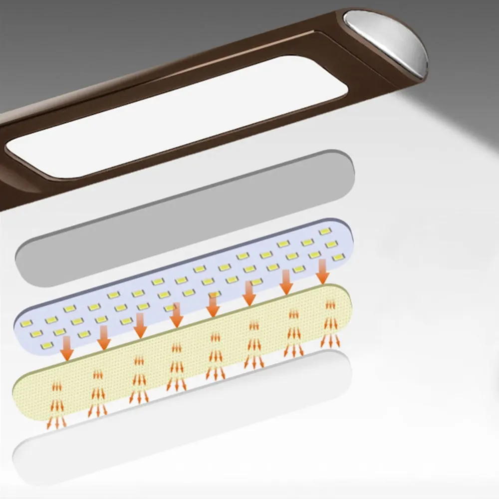 

5W LED Touch Table Lamp Dimmable Table Lamp Desk Lamp Alarm Clock Calendar Time Temperature Display 3 Levels Brightness