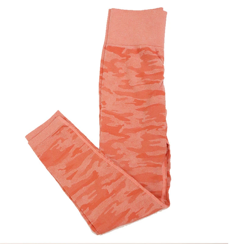 056-Pants-ORA Камуфляжный бесшовный комплект для йоги, женские штаны для йоги, бюстгальтер, спортивная одежда, одежда для фитнеса, гимнастики, высокая эластичность, для тренировок, бега, XL, спортивный костюм с акулой - Цвет: 056-Pants-ORA