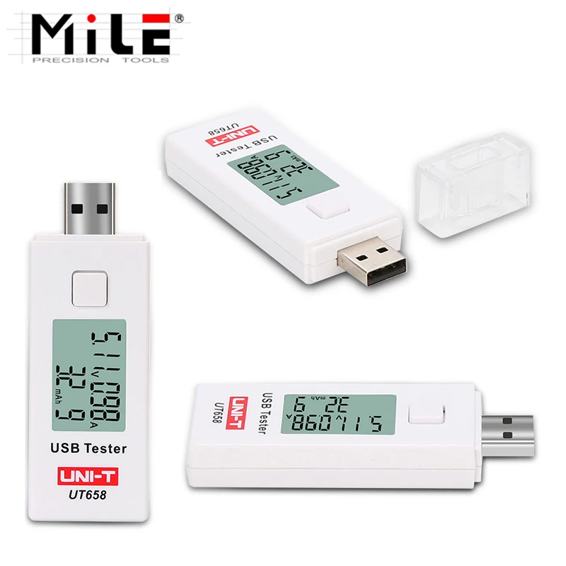 

MILE USB Tester Voltmeter Ammeter Digital LCD Voltage Monitor Current Meter Capacity 9V 3A With Backlight