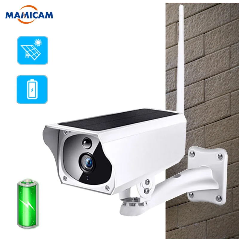 Беспроводная ip-камера видеонаблюдения на солнечной батарее 1080P Wi-Fi