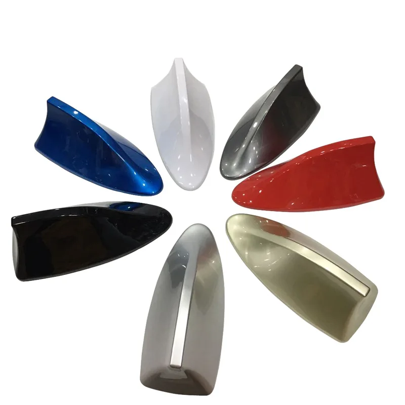 

Car Decoration Car Shark Fin Antenna Free Perforated Roof And Tail Modification Car Radio Signal Enhancement Antenna