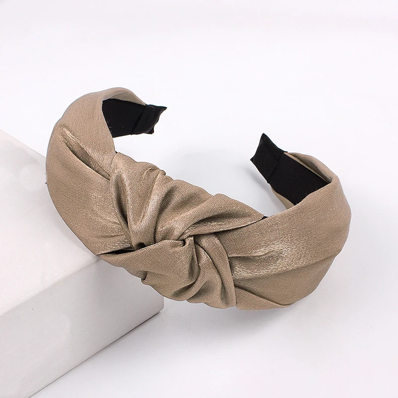 

1Pcs Bohemian Women Elegant Top Knot Headband Hairbands Hair Holder Turban Fashion Candy Color Hair Hoop Hair Accessories