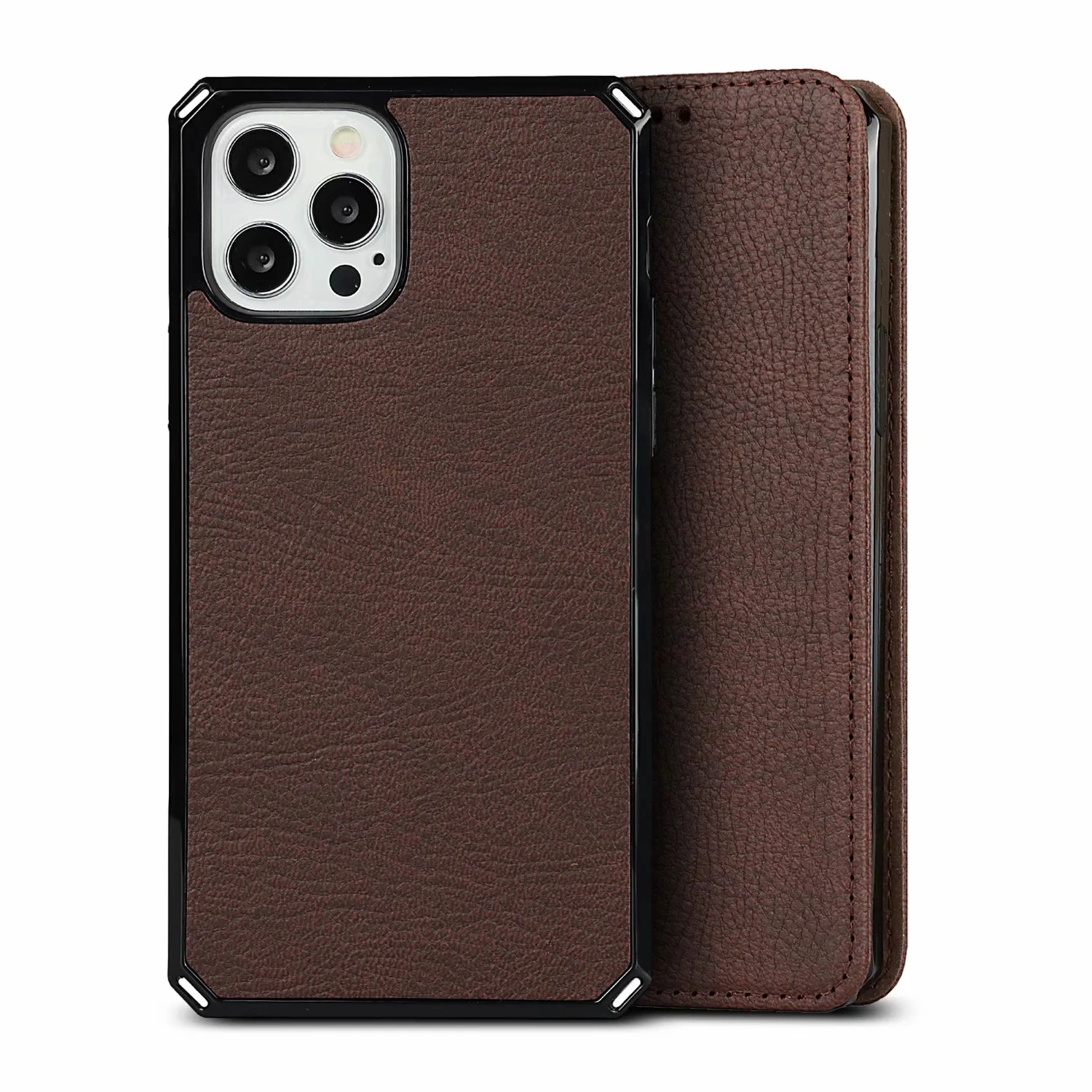 Магнитный съемный кожаный чехол для iPhone 12 Pro Max Mini 13 14 11 XS XR X SE 2020 7 8 Plus с отделениями