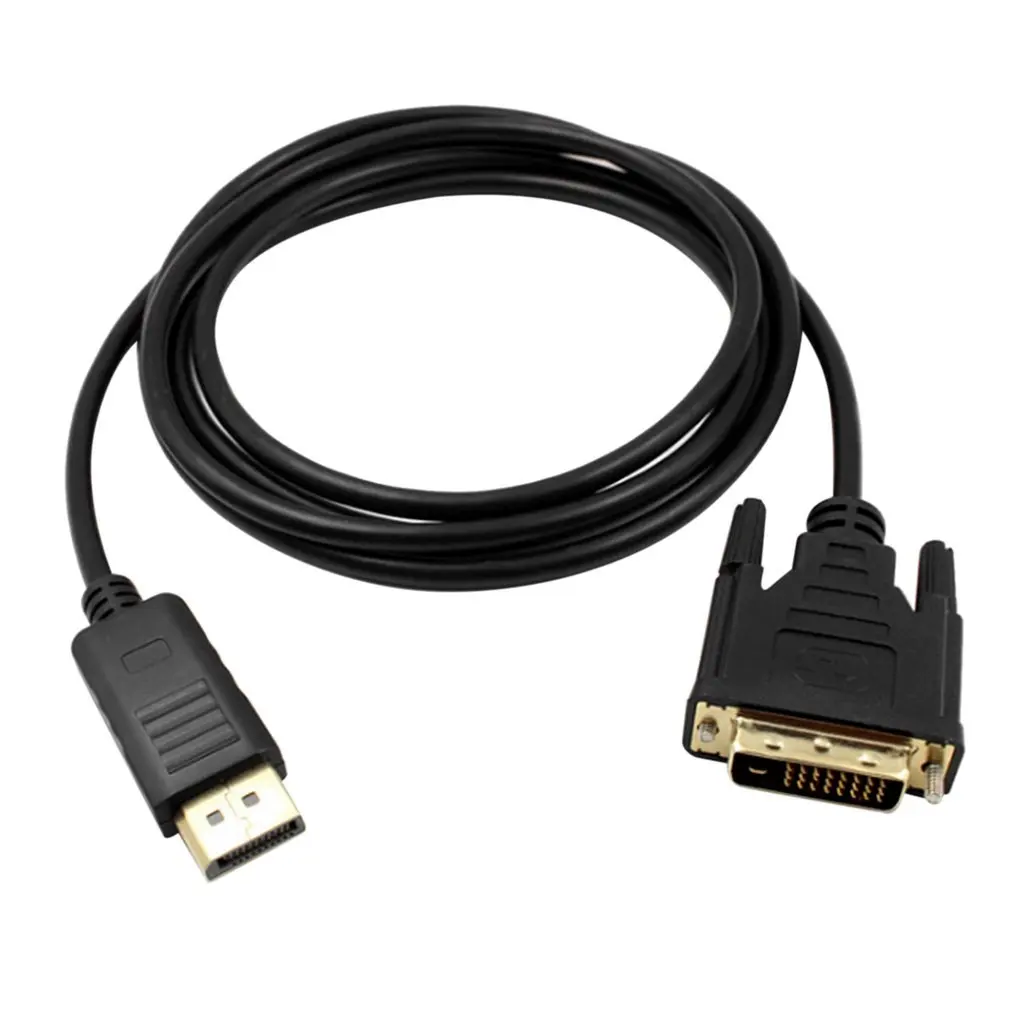 

DisplayPort DP to DVI Cable Male to Male Display Port to DVI Connection Adapter 1080P HD for HDTV PC Laptop Projector