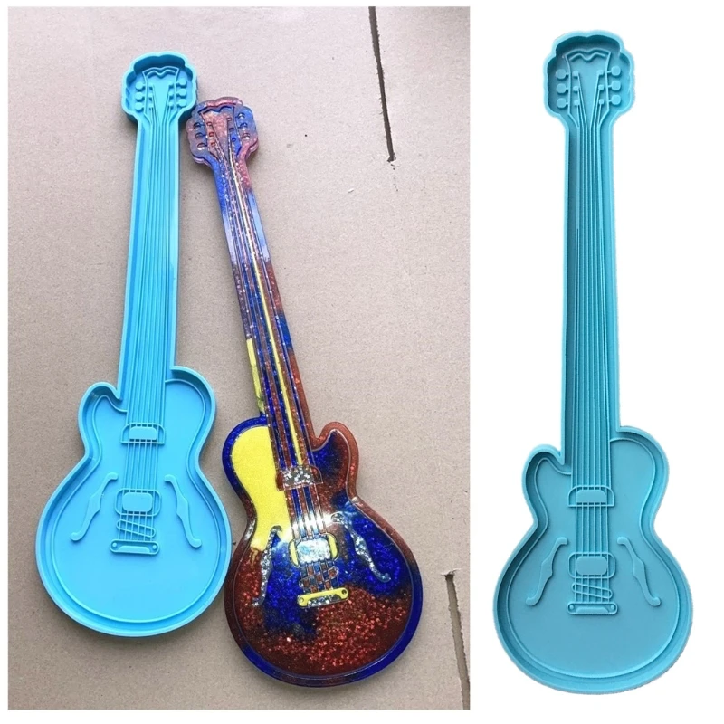 

Guitar Epoxy Resin Mold DIY Crafts Jewelry Making Tool Handmade Casting Silicone Mould