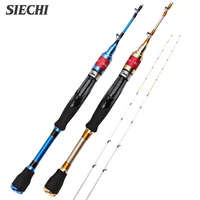 siechi 0 9m 1 5m bait spinning fishing rod pike rods 2 section saltwater lure rods lightweight for travel for bass trout