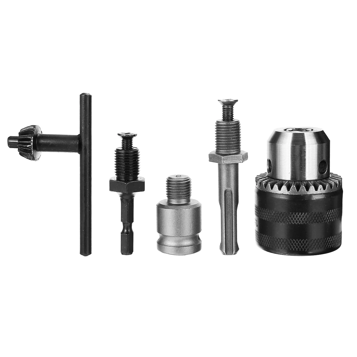 Набор патронов для сверления 13 мм 5 шт. с адаптером вала SDS и зажимным ключом Se