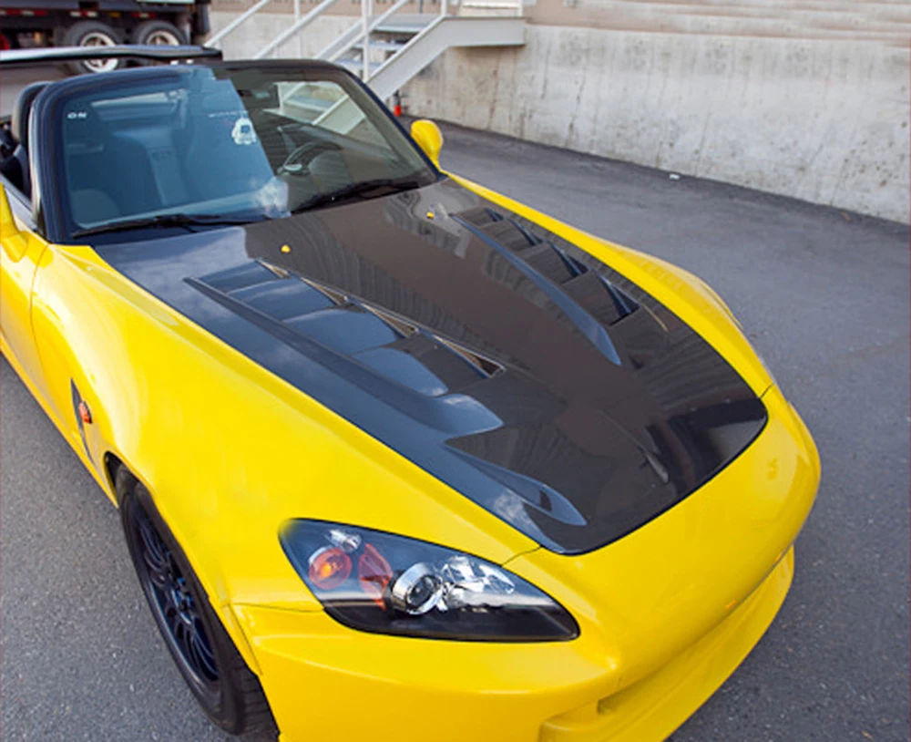 CF комплект капота из углеродного волокна/ФАП передняя крышка для Honda S2000 Комплект