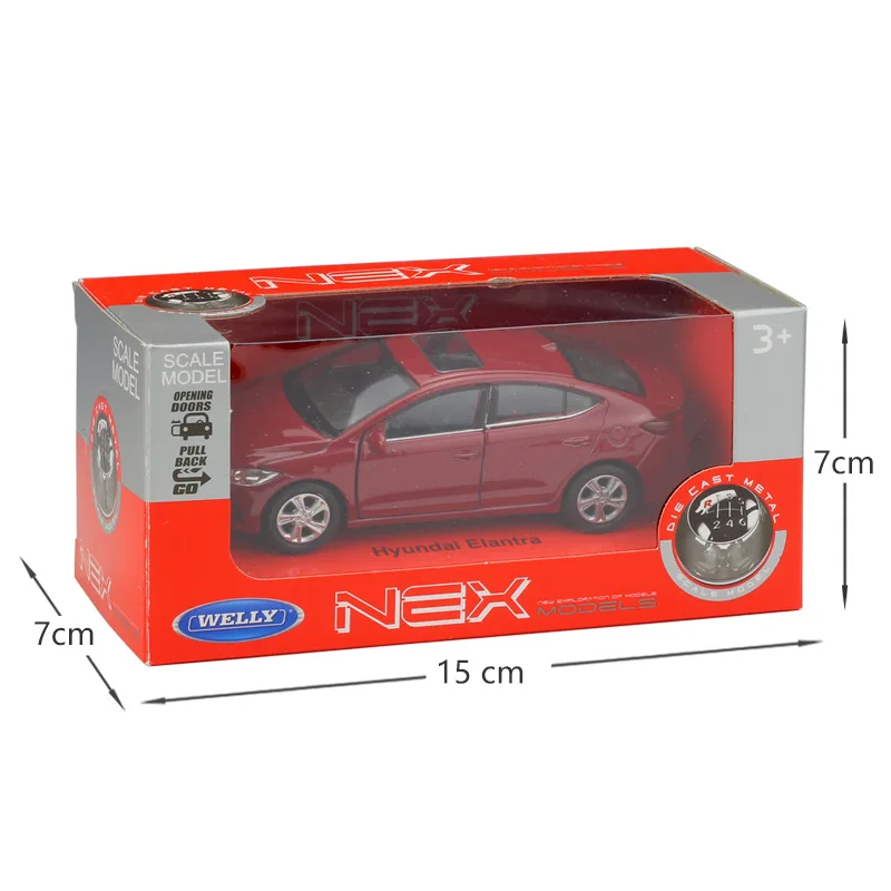 Модель автомобиля WELLY 1:36 HYUNDAI Elanrt литая модель игрушечного откатывающаяся