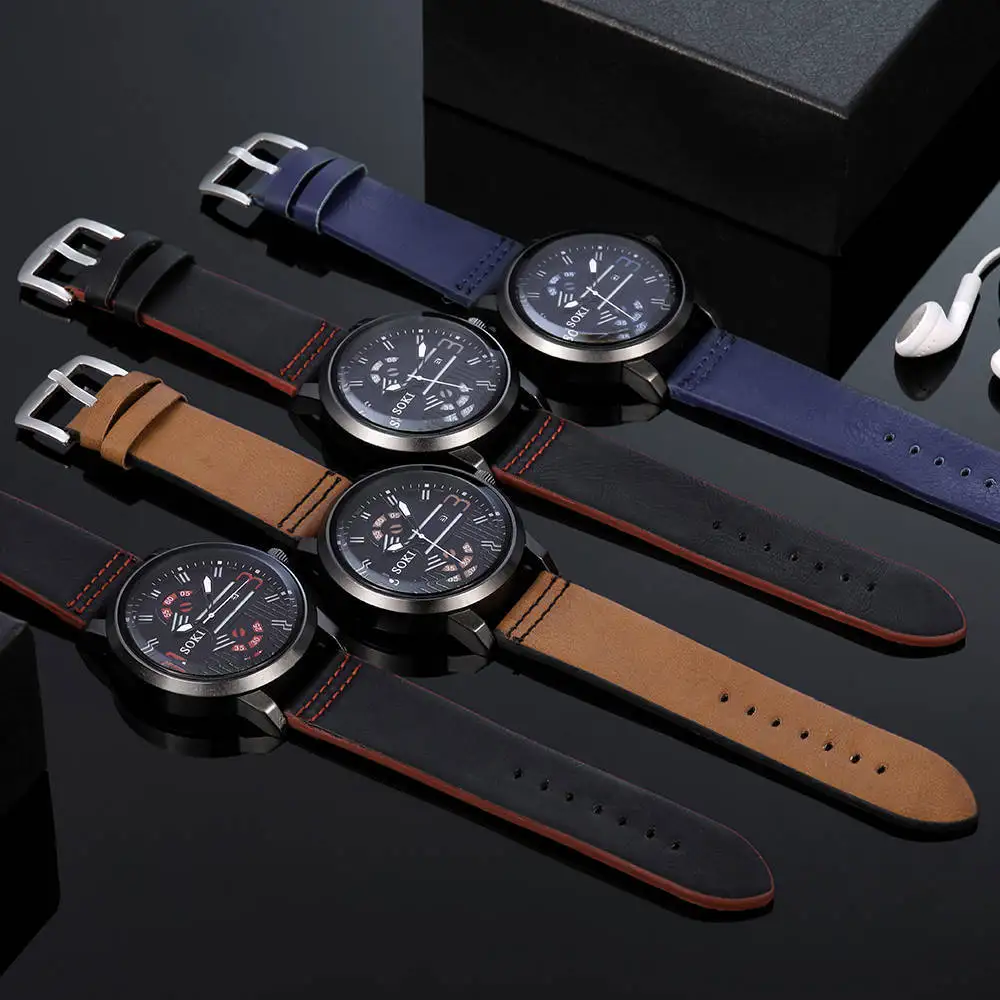 Роскошные наручные часы для мужчин 2020 кварцевые спортивные мужские студенческие