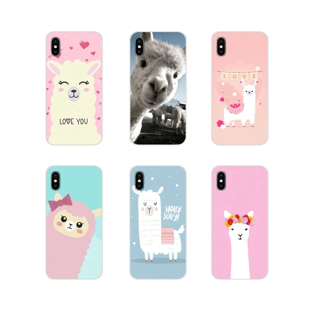 Лама ламы альпаки животных аксессуары защитный чехол для телефона Apple iPhone X XR XS 11Pro