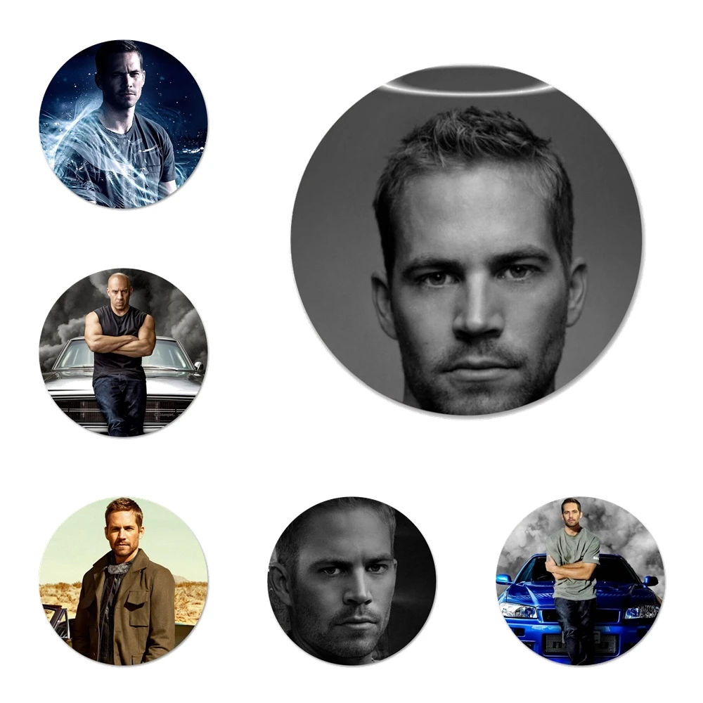 

Магнитная открывалка для бутылок Paul Walker Fast Furious, 58 мм, для пива, колы Sue, открывалка для бутылок