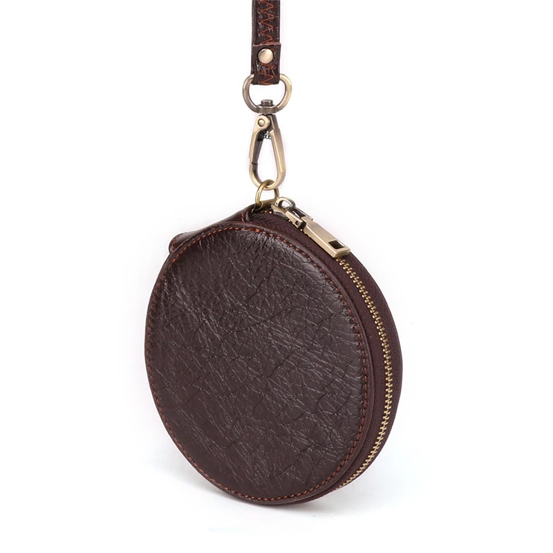 Высококачественные бумажники из натуральной кожи с кармашком для мелочи мужские