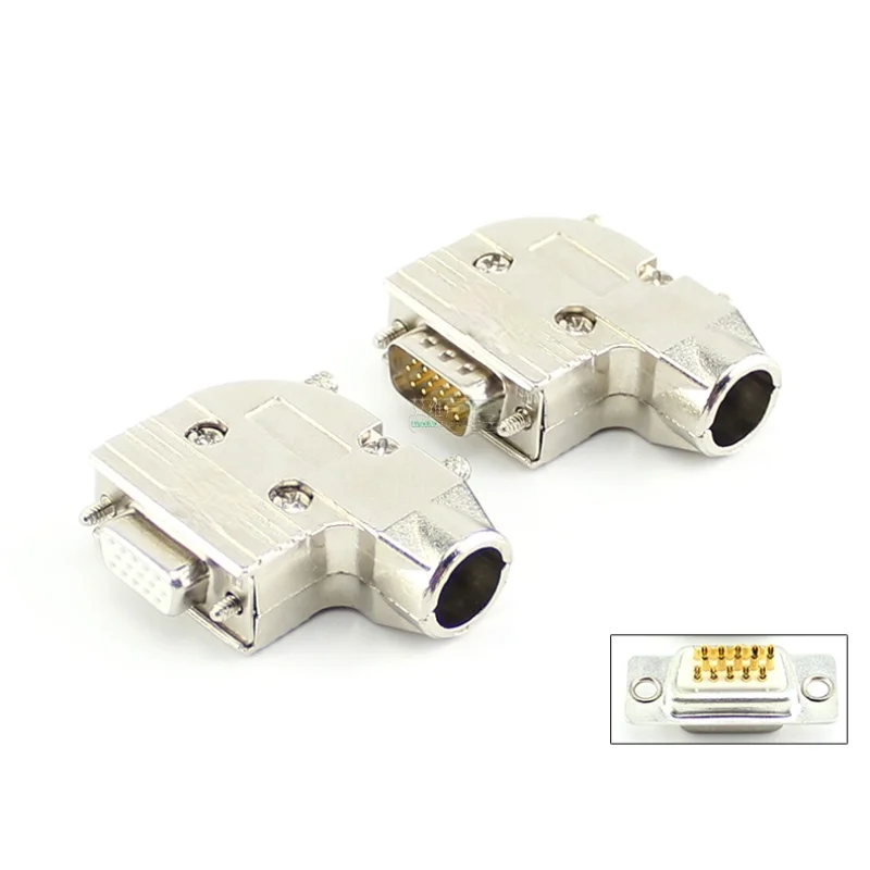 1 шт. VGA Женский манекен головы сварочная головка проекции DB15 3 ряда 15 Отверстие