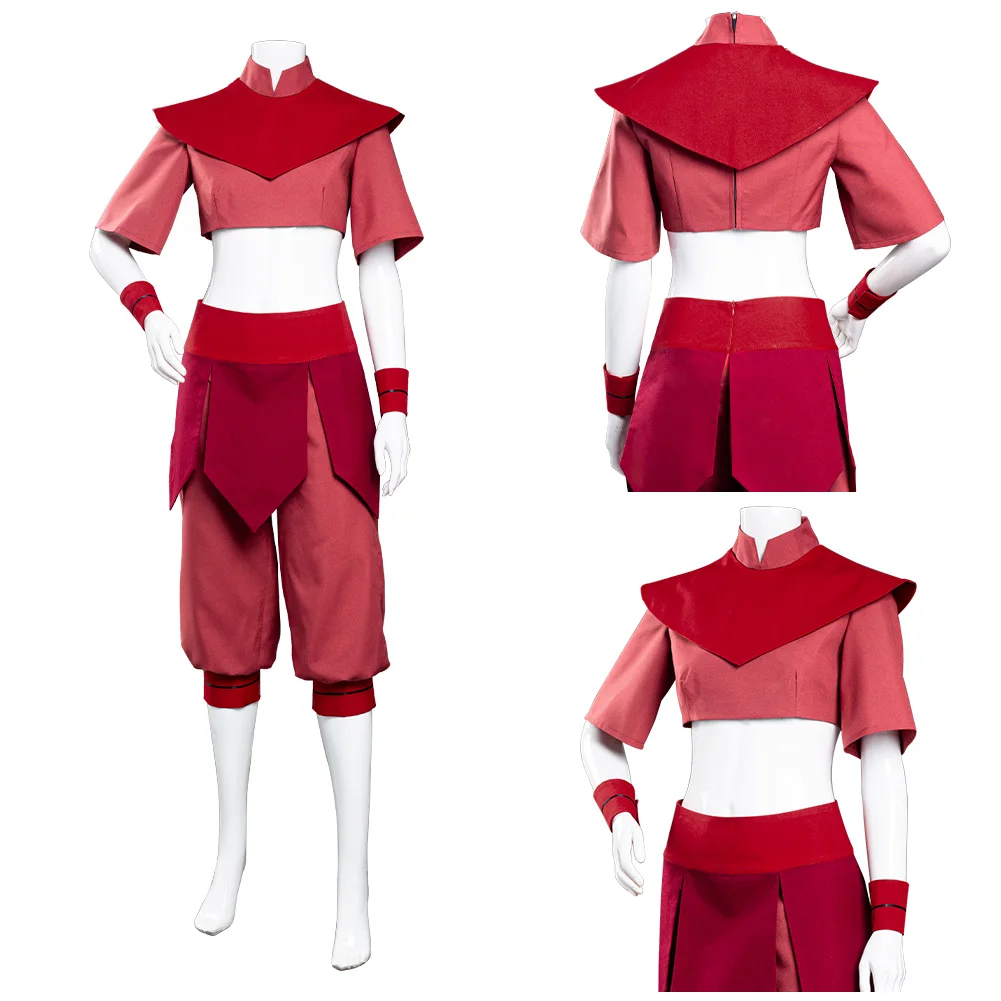 Аватар: Последний Воздушный Бандер Ty Lee костюм для косплея комбинезон костюмы на