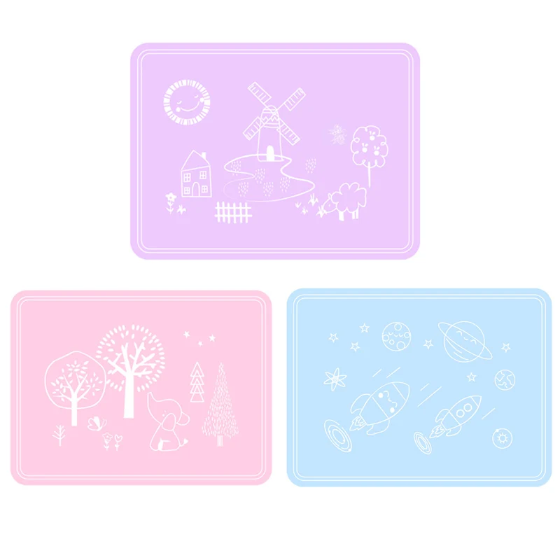 1 шт. нескользящий детский коврик для стола школьников Милые силиконовые