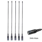 5x Nagoya NA-771 SMA-Men VHFUHF 144 МГц, Двухдиапазонная гибкая антенна для Baofeng